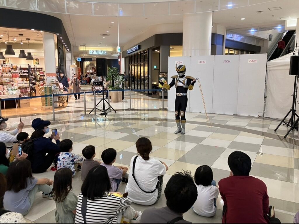 イベント出演「なわとび戦士ジャンピオンショー＆なわとび教室」in イオンモール船橋